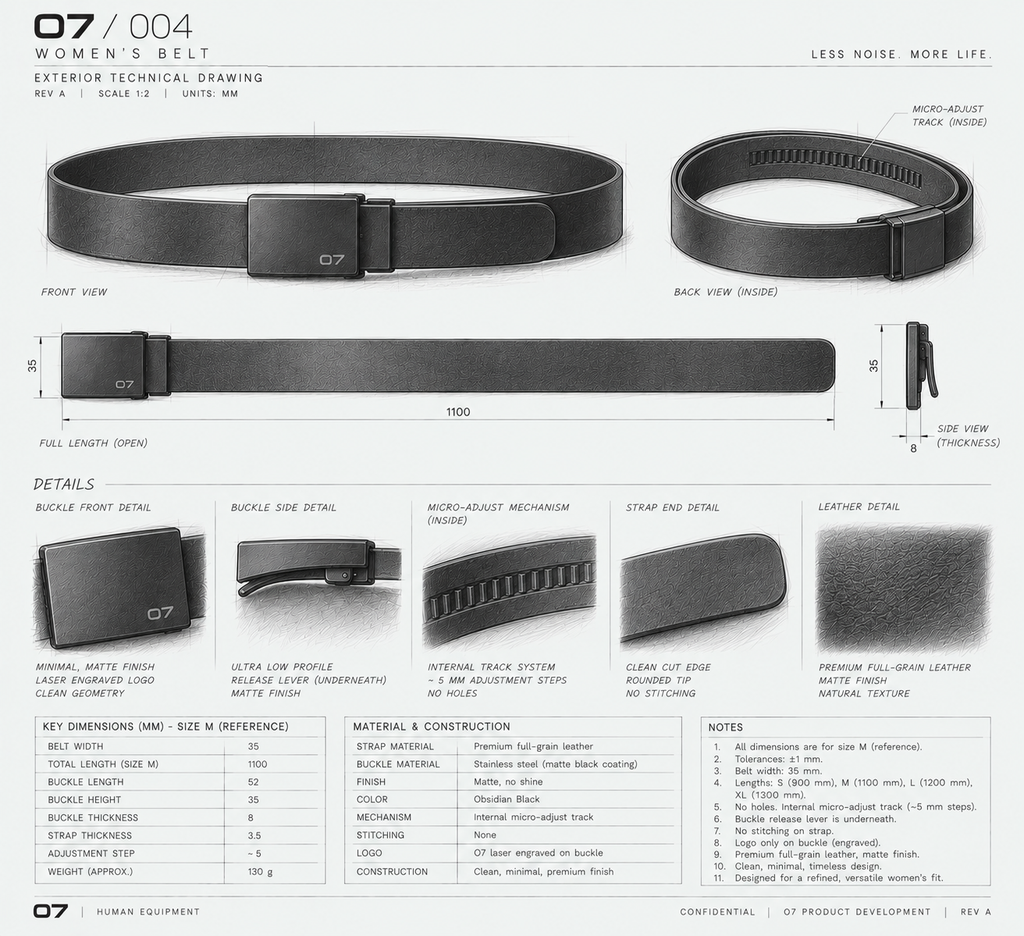 004 BELT - WOMEN