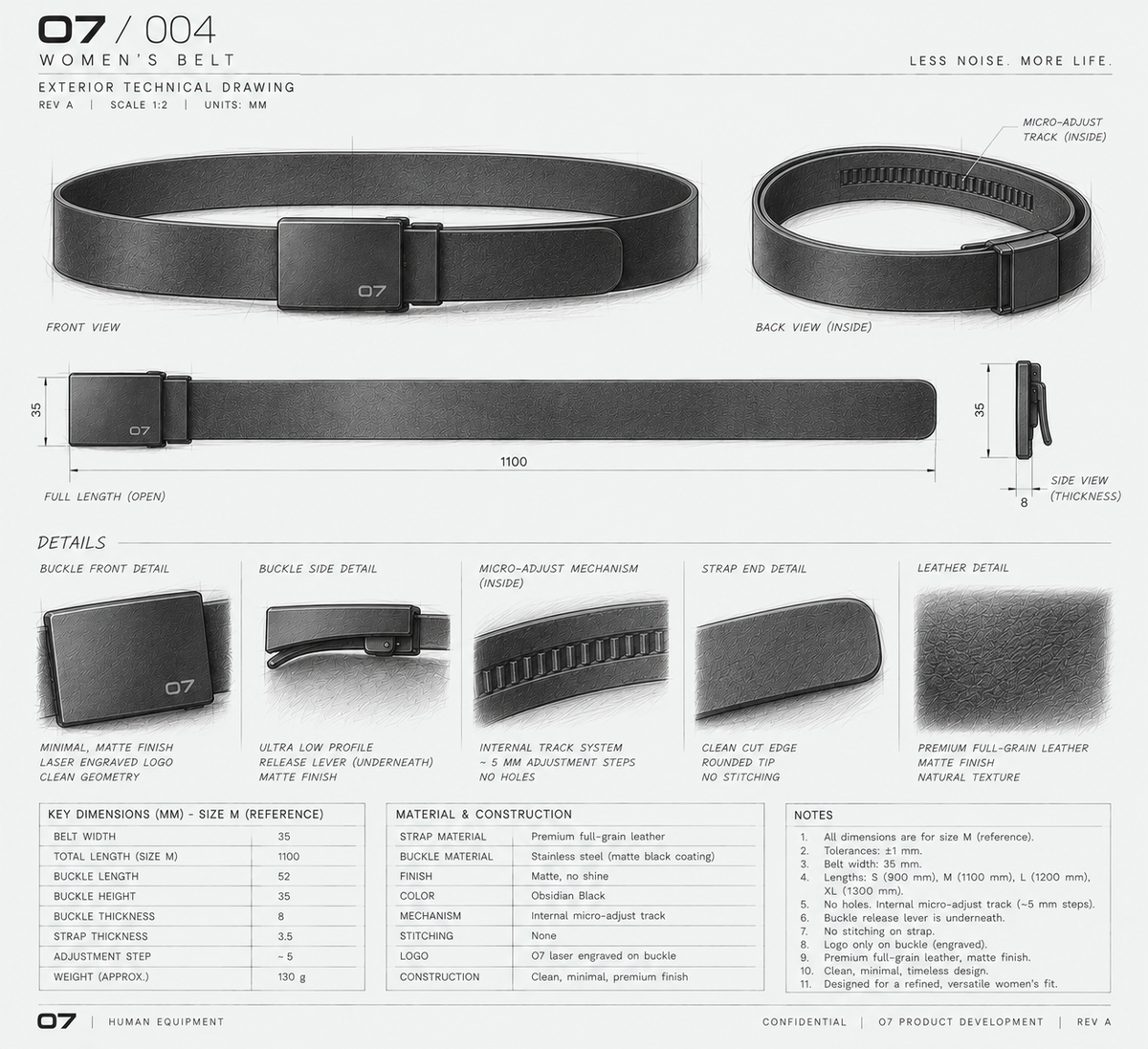 004 BELT - WOMEN